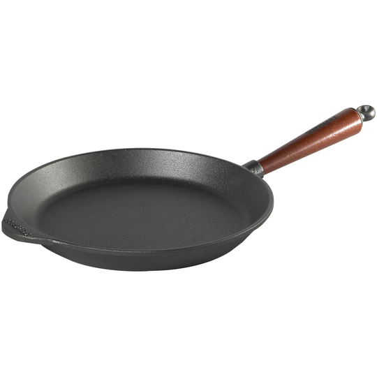 Skeppshult Paistinpannu valurautaa 28 cm, puukahva