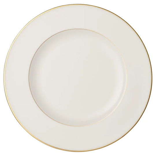 Villeroy & Boch Anmut Gold -lautanen, Ø 27 cm Valkoinen