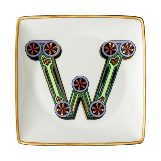 Versace Versace Holiday Alphabet -lautanen 12 cm W
