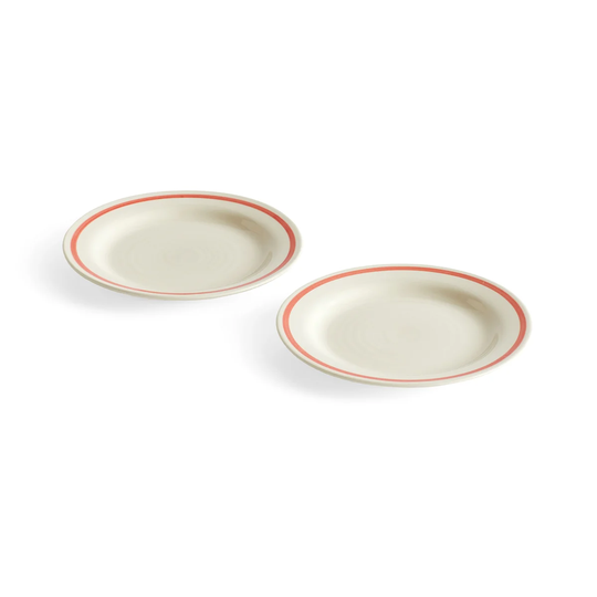 HAY Sobremesa lautanen Ø18,5 cm 2 kpl Red