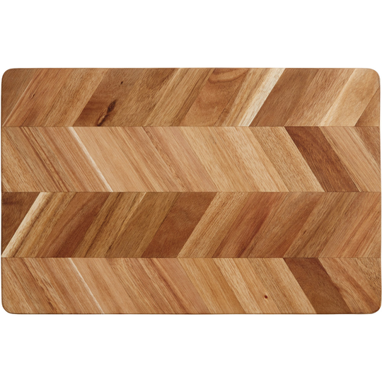 Aida Herringbone suorakulmainen leikkuulauta, 40 x 26 x 2 cm, akaasiapuu