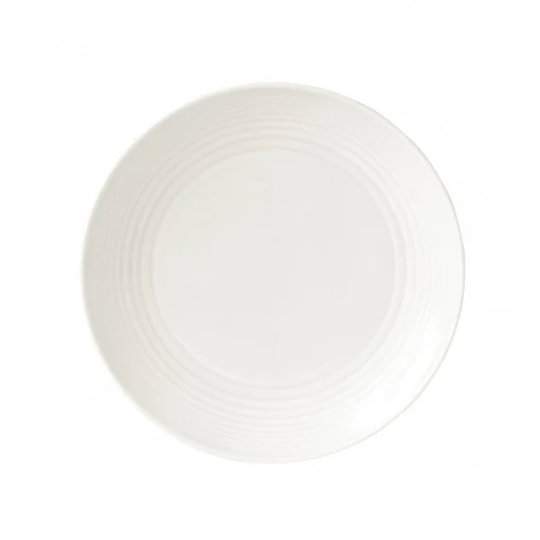 Royal Doulton Maze lautanen, 22 cm valkoinen