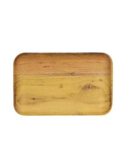 Teak wood -lautanen