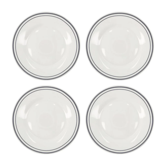 Nicolas Vahé Bistro lautanen Ø 23 cm 4-pakkaus Harmaa