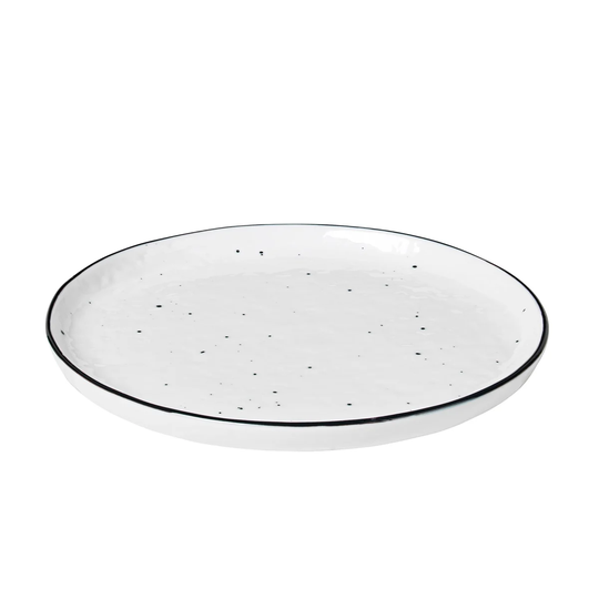 Broste Copenhagen Salt lautanen, täplikäs Ø 18 cm