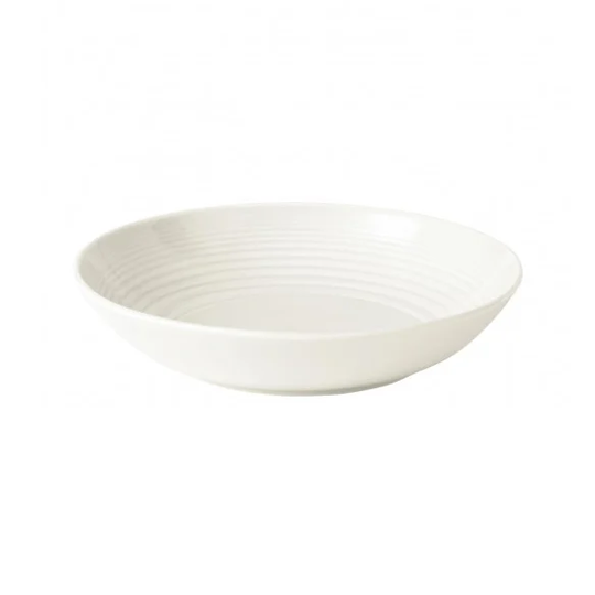 Royal Doulton Maze syvä lautanen, 24 cm valkoinen