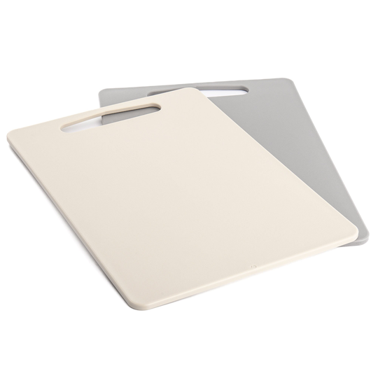 Mareld Leikkuulauta biomuovia, 2-pakkaus, beige/harmaa