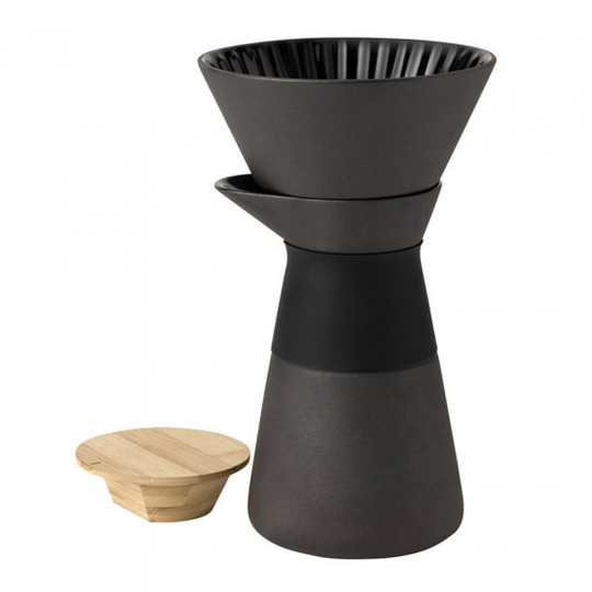 Kahvinkeitin Stelton Theo Slow Brew Black, 0,6 l