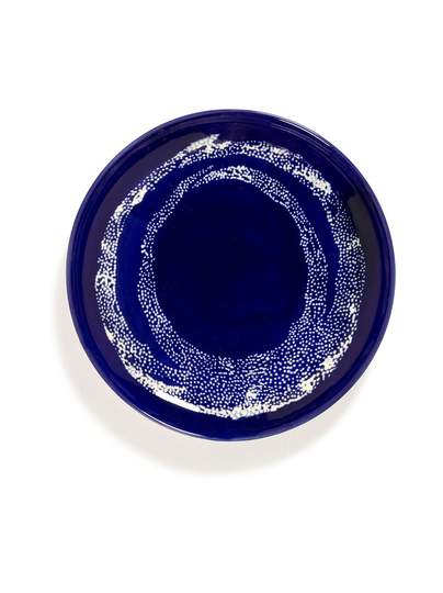 Feast lapis lazuli swirl dots -lautanen ⌀ 19 cm