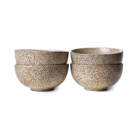 Gradient Kulho 4-pakkaus Ø13 cm Keramiikka Ruskea