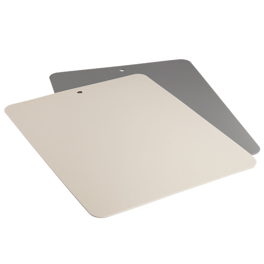 Mareld Kätevä leikkuulauta biomuovia, 2-pakkaus, beige/harmaa