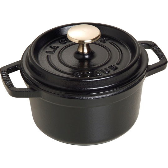 Staub Pyöreä La Cocotte, 14 cm. 0,8 litraa, musta