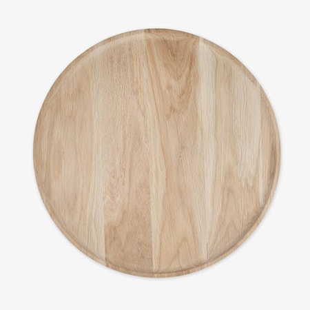 Tarjotin Pyöreä Ø40 cm Tammi Luonnollinen