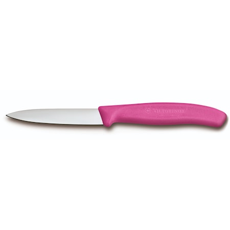 Swiss Classic Vihannes- ja Kuorimaveitsi 8 cm Ruostumaton Teräs Vaaleanpunainen