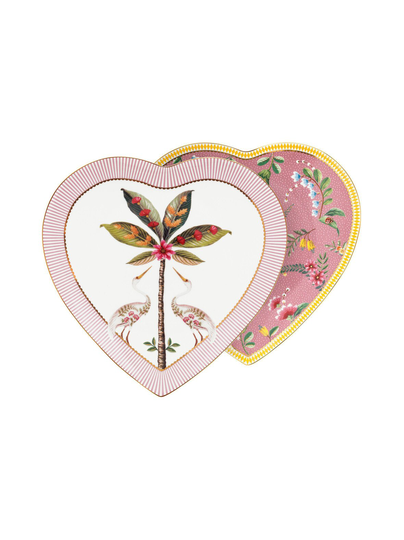 La majorelle heart -lautanen 21.5 cm, 2 kpl
