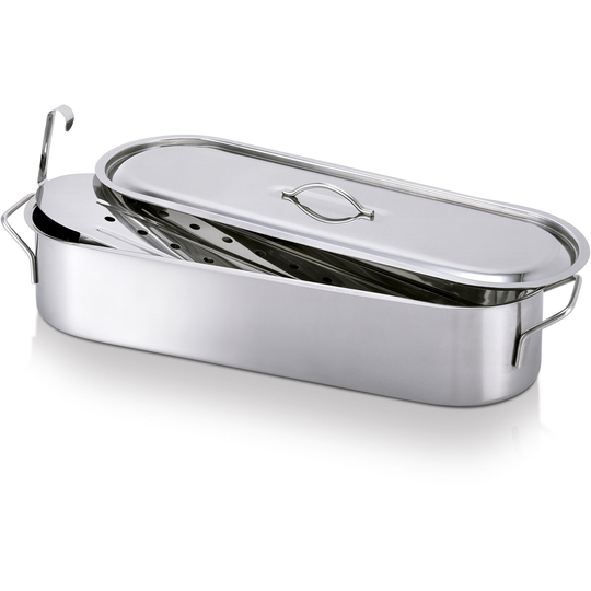 Kitchen Basic Paistokasari kalalle, ruostumaton teräs, 45 cm, 7 L
