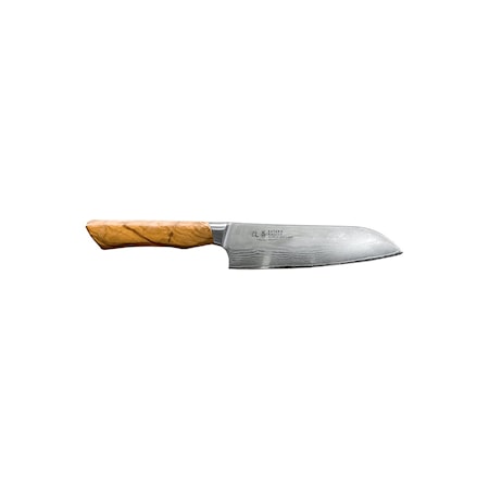 Kaizen Kokkiveitsi Santoku 18 cm Oliivikädensijalla