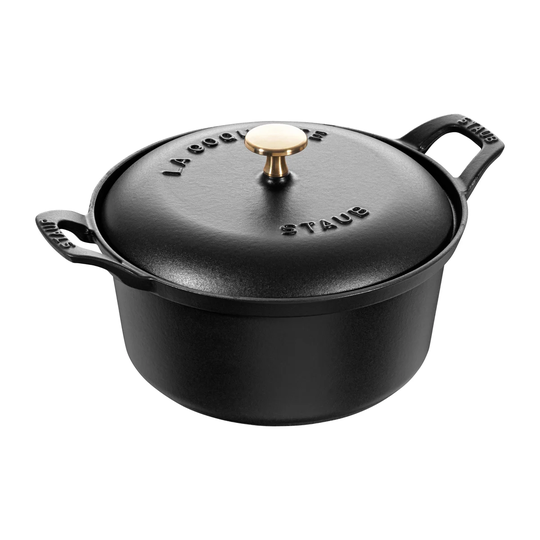 STAUB Vintage La Coquette pata pyöreä 2,45 L Musta