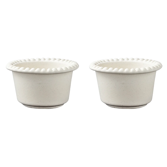 PotteryJo Daria pieni kulho Ø 12 cm, 2-pakkaus Cotton white
