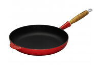 Le Creuset Paistinpannu puukahvalla, 28 cm, cerise