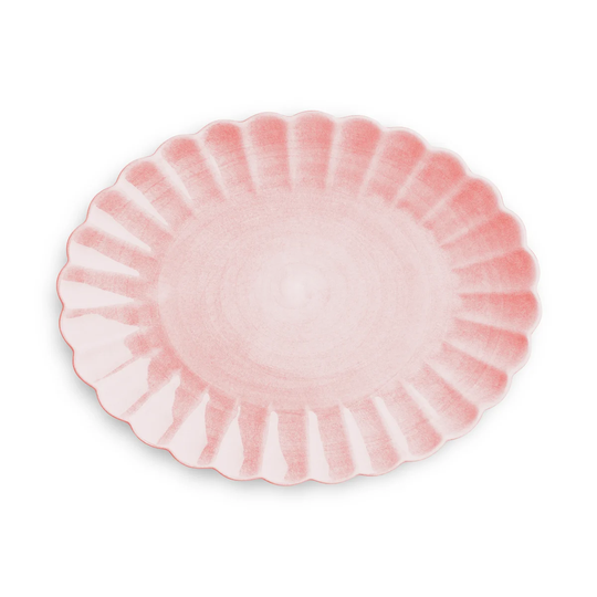 Mateus Oyster lautanen 30x35 cm Vaaleanpunainen