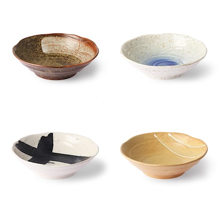 Kyoto Ceramics Japanese Kulho 4 kpl