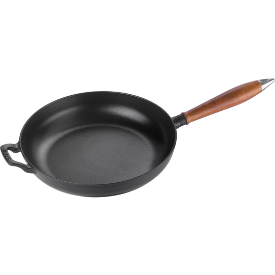 Staub Vintage-paistinpannu, jossa puukädensija, 28 cm