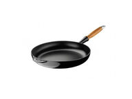 Le Creuset Paistinpannu puukahvalla, 28 cm, musta