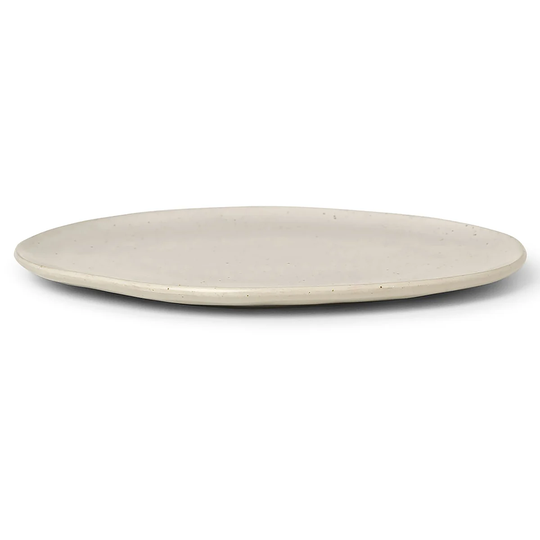 ferm LIVING Flow lautanen 27 cm Off-white speckle