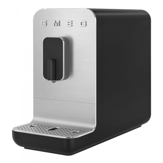 Kahvikone Smeg 50's Style Silver Black BCC01BLMEU