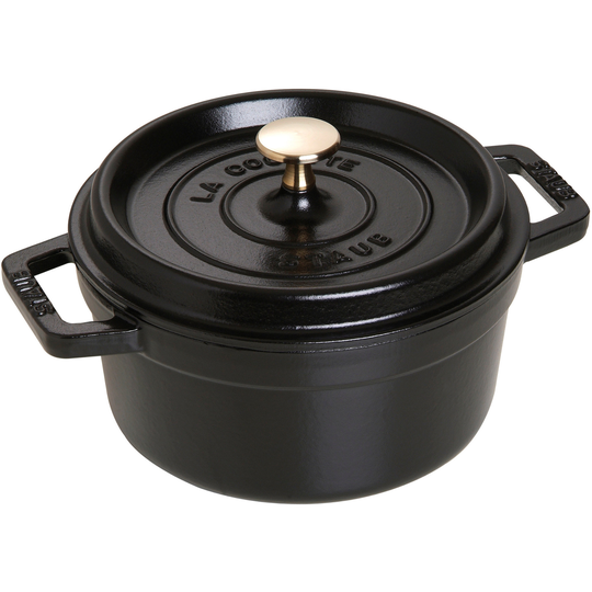 Staub Pyöreä La Cocotte, 20 cm 2,2 litraa, musta