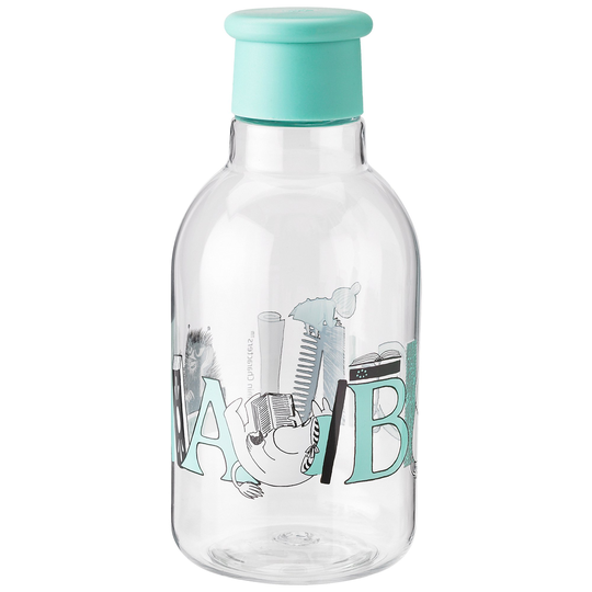 RIG-TIG Drink-it Muumi ABC -vesipullo, 0,5 litraa, turquoise