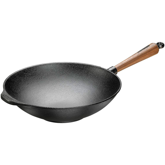 Skeppshult Wokkipannu, saksanpähkinäpuukahva