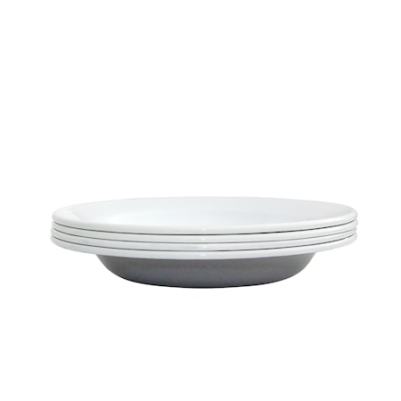 Syvä Lautanen 22 cm 4 kpl Kockums Grey