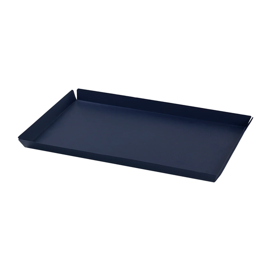 Broste Copenhagen Erika tarjotin 70x140 cm Maritime blue