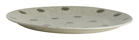 Grainy Dot Lautanen 21 Cm Hiekka/Vihreä