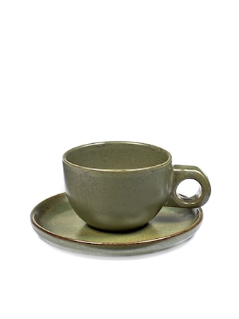 Surface Lungo Kuppi ja lautanen 13 cl Camo Green