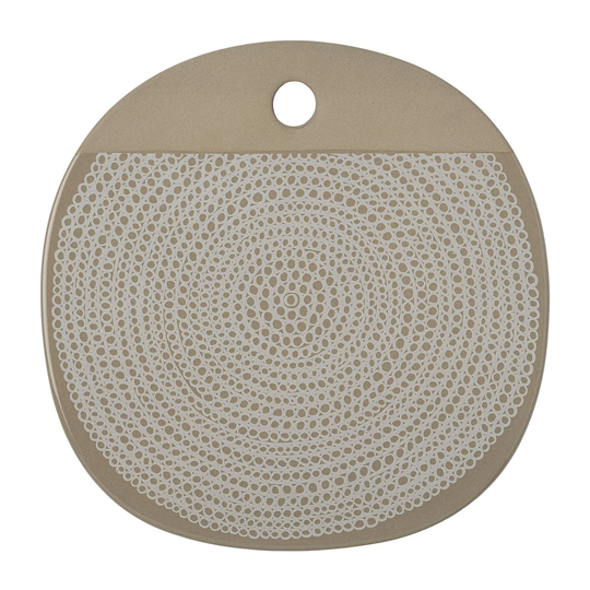 Marimekko Siirtolapuutarha tarjotin Ø25 cm terra-white