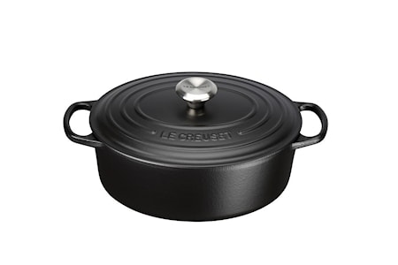 Signature Pata Ovaali 4.1 L 27 cm Valurauta Matte Black