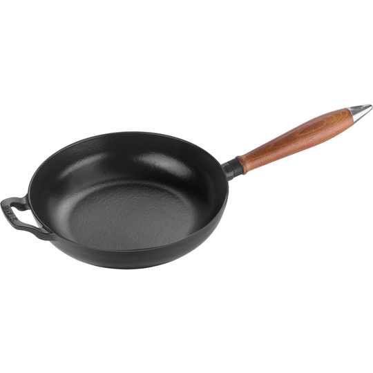 Staub Vintage-paistinpannu, jossa puukädensija, 24 cm