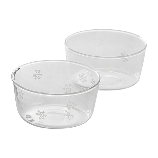 Dorre Snöstjärna kulho Ø 10 cm 2-pakkaus Lasi