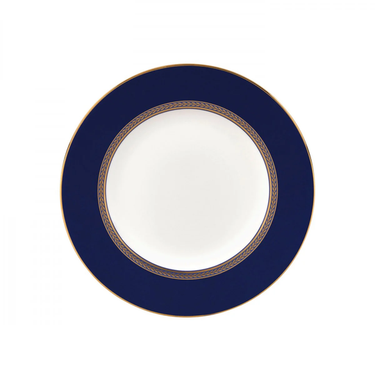 Wedgwood Renaissance Gold lautanen, sininen reuna Ø 20 cm