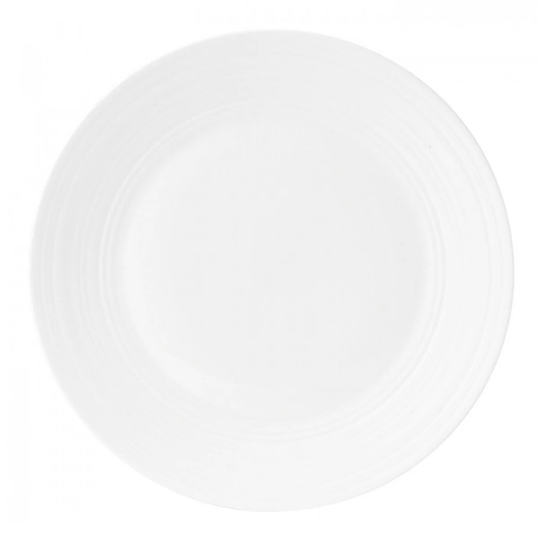 Wedgwood White Strata lautanen Ø 27 cm