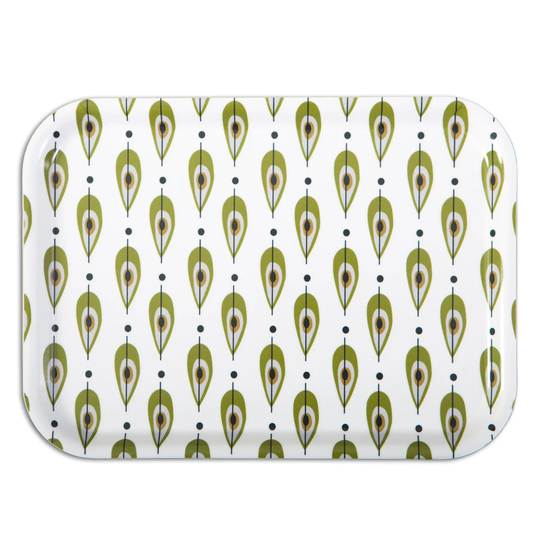 Opto Design High Pears tarjotin oliivinvihreä 36x28 cm