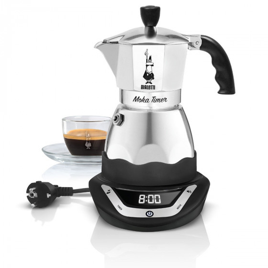 Elektroninen mutteripannu Bialetti Moka Timer 6 cups