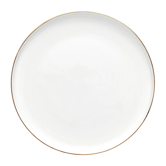 Lene Bjerre Clara lautanen Ø26 cm White-light gold