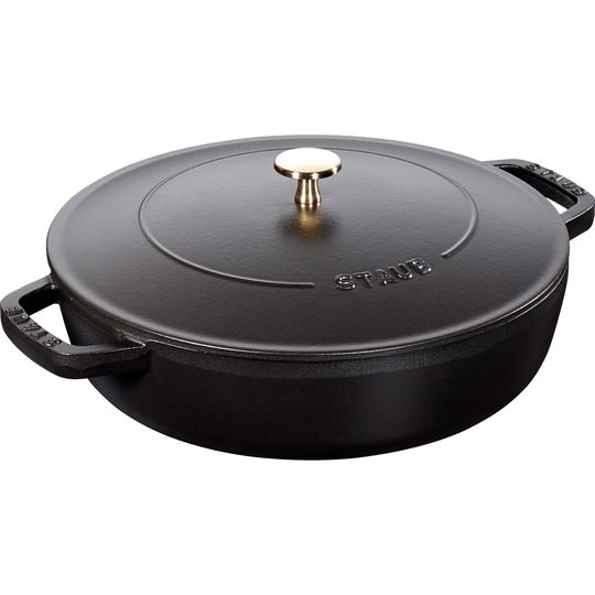 Staub Chistera-paistinpata, 24 cm, musta