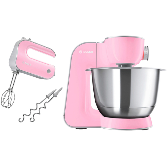 Bosch MUM5 CreationLine -yleiskone + StyLine-sauvasekoitin, roosa