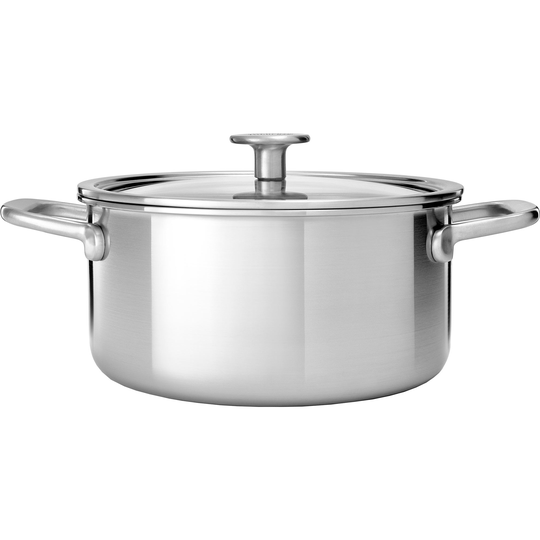 KitchenAid Cookware Collection -kattila, kannellinen, ruostumatonta terästä, 20 cm
