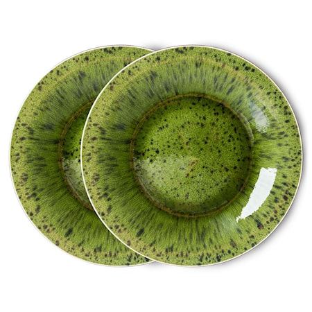 Emeralds Lautanen 2-pakkaus 27,3 cm Keramiikka Vihreä